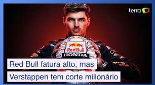 Red Bull fatura alto, mas Verstappen tem corte de US$ 19 milhões