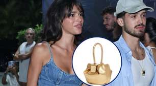 Bruna Marquezine prova que tem nova bolsa grifada favorita; o acessório é ideal para o Réveillon - e além dele. Saiba preço!