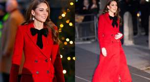 Princesa do reuso: Kate Middleton repete casaco de Alexander McQueen pela quarta vez