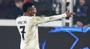 Vini Jr marca, Real Madrid bate a Atalanta e volta a vencer na Champions