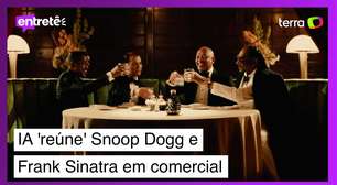 IA reúne Snoop Dogg e Frank Sinatra em comercial de gin