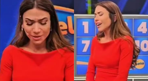 Patrícia Abravanel chora no palco do 'Programa Silvio Santos' e faz promessa para o pai; dono do SBT faria 94 anos hoje