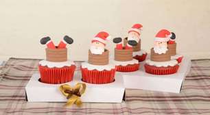 Minicupcake de Papai Noel: saiba como fazer o doce para o Natal