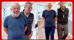 Após deixar UTI, Lula caminha pelos corredores do hospital