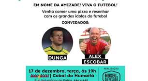 Dunga e Alex Escobar se reencontram em evento no Rio após 'treta' histórica