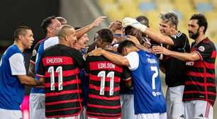 Despedida de Adriano também marca reencontros e nostalgia no Maracanã