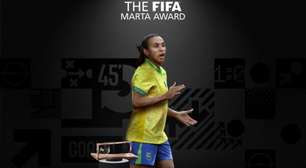 Prêmio Marta de gol mais bonito do ano da FIfa vai para Marta!