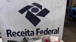 Receita Federal apreende carga ilegal de R$ 850 mil e filhote de lagarto nos Correios do Rio