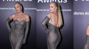 Angélica usa vestido com transparência e muito brilho para o TikTok Awards 2024 e Luciano Huck se derrete. Veja fotos!