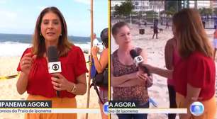 Repórter leva resposta atravessada ao vivo: 'Não costumo dar entrevista para a Globo'