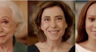 Fernanda Montenegro, Fernanda Torres e Rebeca Andrade protagonizam campanha de fim de ano do Itaú