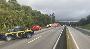 Trecho que interditou BR-277, na Grande Curitiba, passa mais de 4h fechado