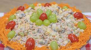 Salada tropical cremosa e cheia de sabor vai deixarslot gooniesmesa de natal ainda mais linda