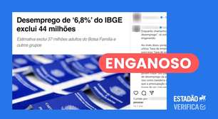 IBGE não maquiou taxa de desemprego; critério é o mesmo usado desde 2012