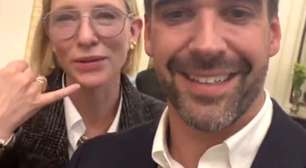 Cate Blanchett provoca marido do governador Eduardo Leite e viraliza