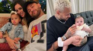 Veio aí! Neymar compartilha o primeiro encontro das filhas, Mavie e Helena; confira