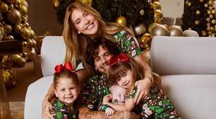 Virginia encanta web com cliques de Natal em família usando pijamas fofos; saiba valor