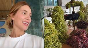 Precisa disso tudo? Virginia mostra quantidade exorbitante de uvas na ceia: 'Absurdo'