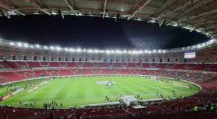 Internacional faz mudança no gramado do Beira-Rio ainda sob reflexos das enchentes