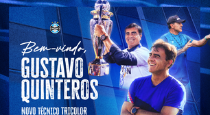 Grêmio anuncia Gustavo Quinteros como novo técnico