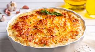 Batata gratinada fácil de fazer e linda para o Ano Novo