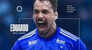 Cruzeiro anuncia a contratação do meio-campista Eduardo, ex-Botafogo