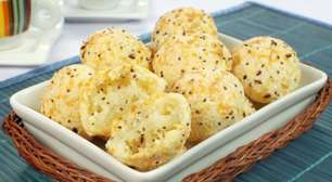 Pão de queijo de tapioca sem óleo e sem glúten