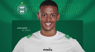 Coritiba anuncia a contratação do atacante Caio Matheus