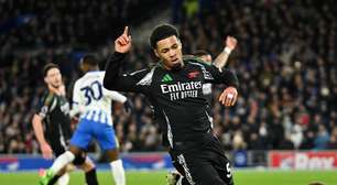 Nwaneri marca primeiro gol na PL, mas Arsenal fica no empate com Brighton