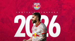 Red Bull Bragantino anuncia renovação de Eduardo Sasha