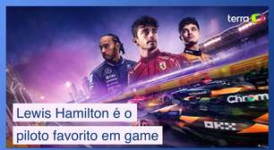 Pilotos virtuais elegem Lewis Hamilton como piloto favorito de game