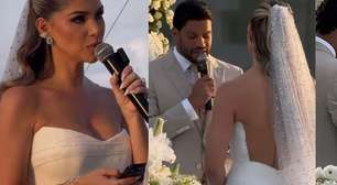 Ostentação, alfinetadas nos votos e troca de vestidos: TODOS os detalhes do segundo casamento de Hulk e Camila Ângelo