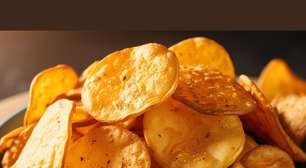 Batata chips no forno: só perde em calorias para a frita