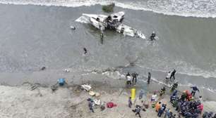 Caiu em Ubatuba! Imagens de avião explodindo apavoram a web: 'Meu Deus'