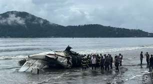 Piloto morreu! Veja como está a família resgatada no avião que caiu em Ubatuba