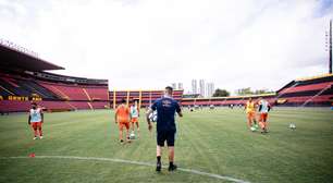 Reforços do Sport participam do treinamento na Ilha do Retiro