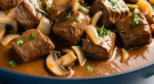 Receita saudável: strogonoff de carne sem lactose e light