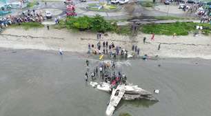 Avião que explodiu em Ubatuba saiu de Goiás; concessionária cita chuva