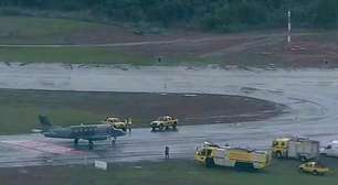 Avião da FAB faz pouso de emergência no Aeroporto de Brasília