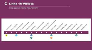 SP avança na implantação da Linha 16-Violeta do Metrô