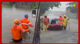 Temporal em Peruíbe (SP), deixa cidade alagada e famílias desabrigadas