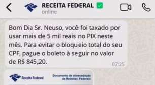 Receita Federal alerta sobre golpe envolvendo falsa tributação do PIX