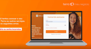 Veja como trocar a senha do seu e-mail Terra