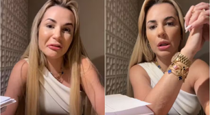 Deolane Bezerra se emociona e chora ao falar o que motivou sua prisão: 'Ainda estamos nessa luta'