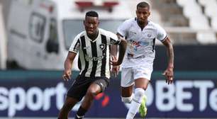 Patrick de Paula se emociona com gol em revés do Botafogo: 'Foi um ano de luta'