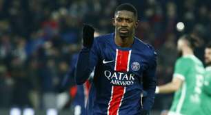 Dembélé brilha, PSG vence Saint-Étienne e segue isolado no Francês