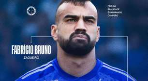 Cruzeiro anuncia Fabrício Bruno como novo reforço