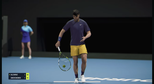 Australian Open inova e transmite jogos de Tênis em formato de videogame