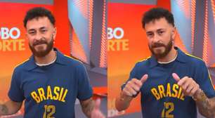 Fred Bruno se desculpa por nervosismo em estreia no Globo Esporte: 'Vou melhorar'