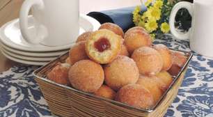 Bolinho de chuva recheado com goiabada: uma receita para o café da tarde